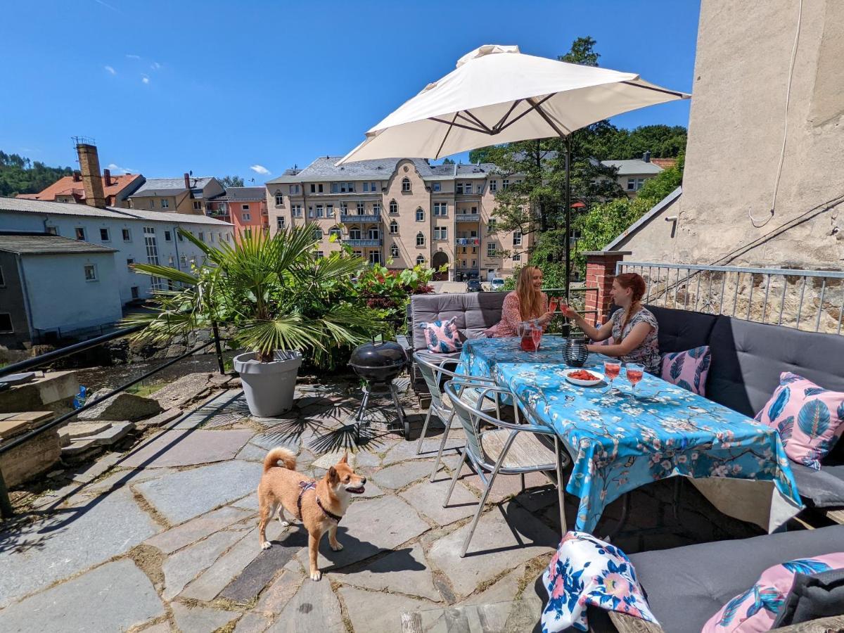 ゼーブニッツUrlaubstraum Mit Pool, Terrasse & Fluss Im Garten - Utアパートメント エクステリア 写真